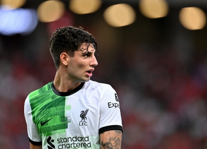 Dominik Szoboszlai was ecstatic by a £37 million Liverpool player’s performance against Darmstadt yesterday.