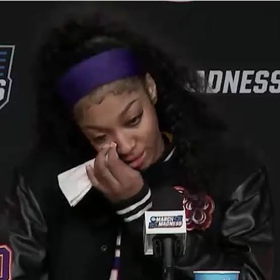 So sad: As Angel Reese lost her b………see more