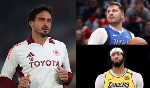 ‘Graças a Deus, você não foi negociado!’ – O defensor de Roma Mats Hummels reage à incrível transação da NBA que envolveu os Dallas Mavericks.