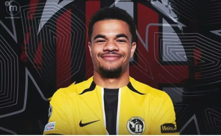 Official: AC Milan confirm signing of Zachary Athekame from Young Boys…see more